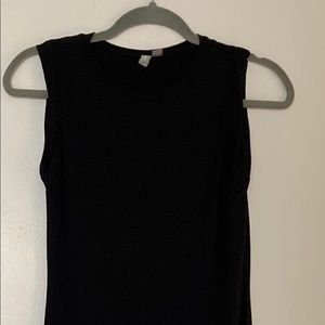 ASOS Maxi tubular black T-shirt dress.